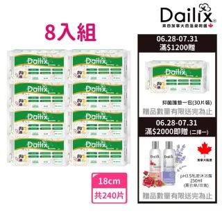 【Dailix】18cm每日健康檢查乾爽透氣抑菌護墊(8入組)