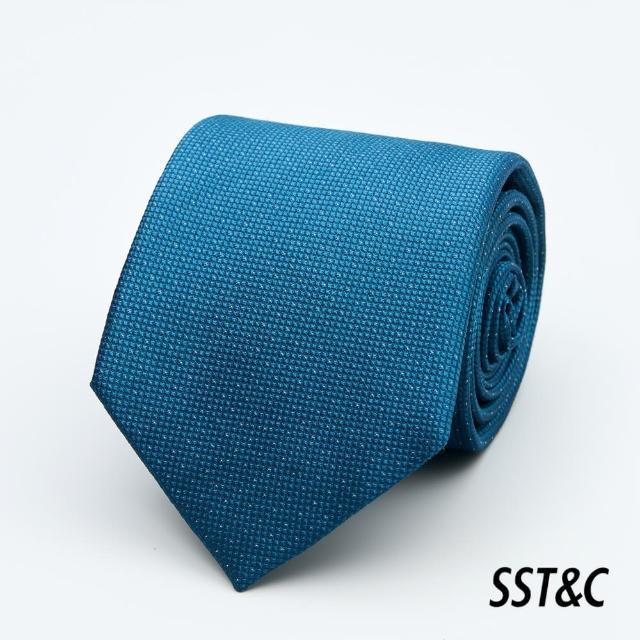 【SST&C 新品９折】藍色紋理經典領帶2012403020