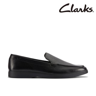 【Clarks】男鞋 Torford Easy 夏季百搭簡約時尚樂福鞋 懶人鞋 便鞋(CLM76670C)