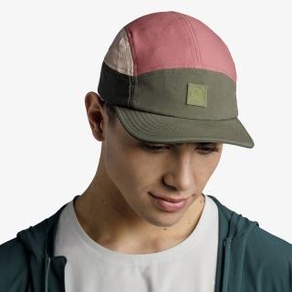 【BUFF】五分割遮陽帽-低調紅綠(運動帽/休閒帽/跑帽/帽子)
