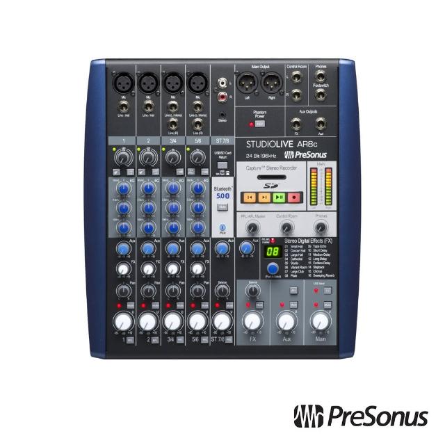 【Presonus】StudioLive AR8c 8軌數位混音器(公司貨)