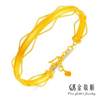 【GJS 金敬順】黃金手環稜鏡童話(金重:3.83/錢/+-0.03錢)