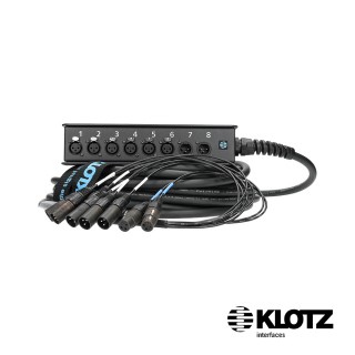 【KLOTZ】LW062XE 舞台接線盒 StraightLink 8ch 6in/2out 10米(公司貨)