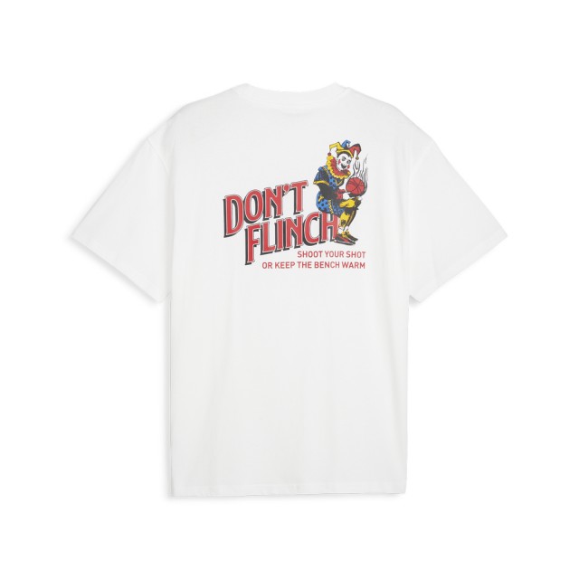 【PUMA】短袖上衣 籃球系列 The Joker T恤 歐規 寬鬆 舒適 運動 休閒 男 白(62474801 ∞)