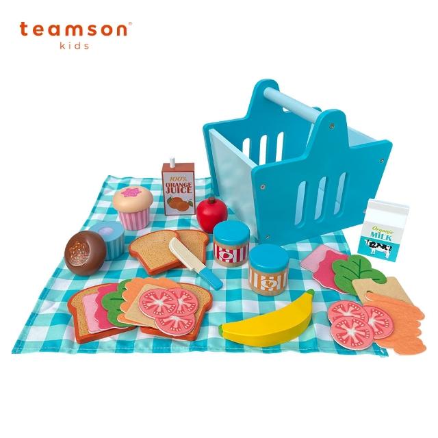 【Teamson】木製小廚師野餐露營玩具組