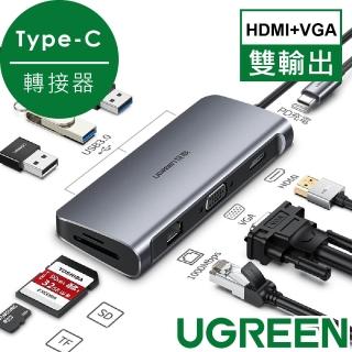 【綠聯】九合一Type-C多功能轉接器HDMI(台灣晶片創惟/亞信/Capstone)