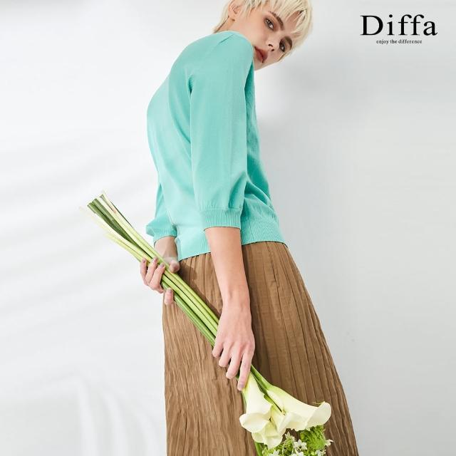 【Diffa】精緻立體織紋長裙-女