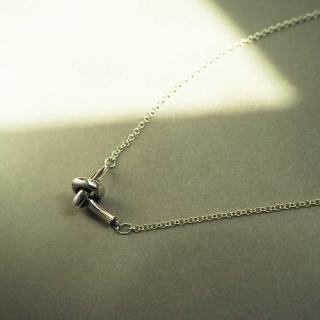 【mittag】heart knot necklace_心結項鍊(出口 心事 敞開心房 公平貿易珠寶品牌)