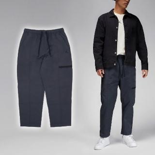 【NIKE 耐吉】長褲 Jordan Essential Pants 男款 黑 梭織 抽繩 褲子(FN4540-010)