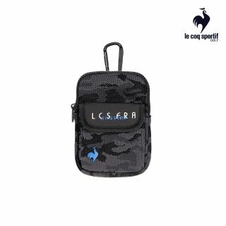 【LE COQ SPORTIF 公雞】高爾夫系列 黑色多用途小包 QGT0J774