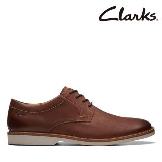 【Clarks】男鞋 Atticus LT Lace 全天舒適正裝休閒鞋 皮鞋(CLM72070D)