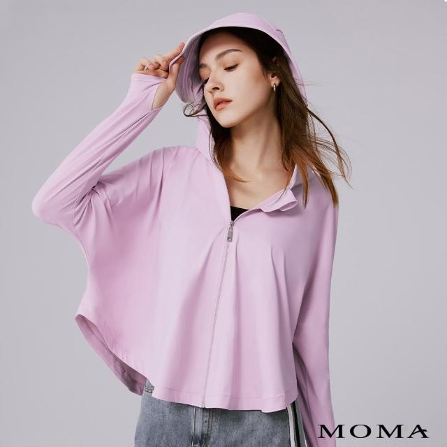 【MOMA】超涼感連帽水絲透氣機能外套(兩色)