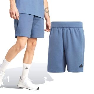【adidas 愛迪達】Adidas Z.N.E. Premium Shorts 男款 藍色 運動 休閒 舒適 短褲 IR5220
