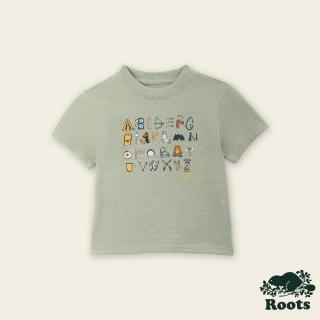 【Roots】Roots 小童- OUTDOOR CAMP短袖T恤(綠色)