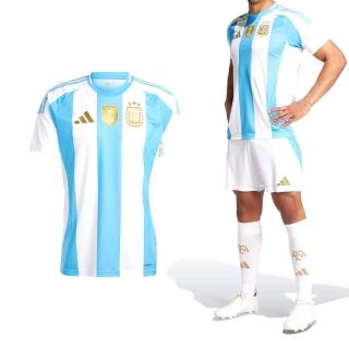 【adidas 愛迪達】Adidas AFA H JSY D 男款 藍白色 阿根廷 主場足球上衣 吸濕排汗 短袖 IP8409