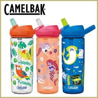 【CAMELBAK】600ml eddy+兒童吸管運動水瓶RENEW(大容量兒童水瓶/升級版/水壺)