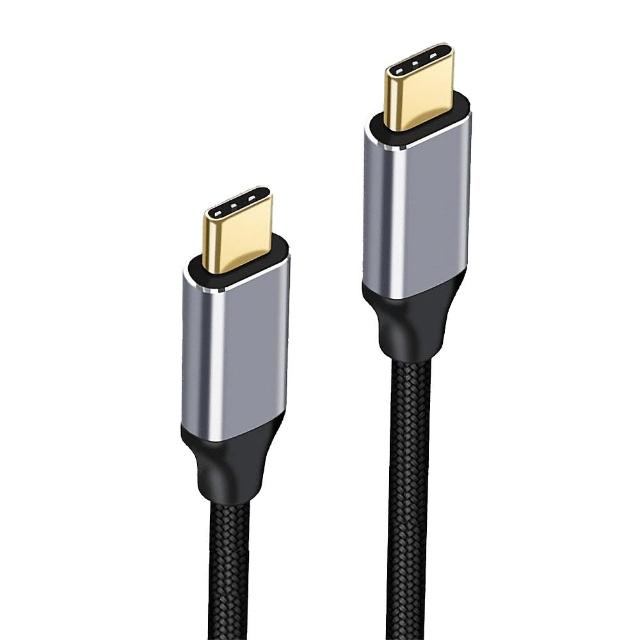 【bebehome】USB3.2 Gen2 100W快速數據傳輸編織充電線-1m(Type-C to Type-C)