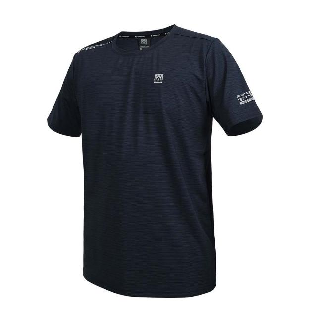 【FIRESTAR】男冰感圓領短袖T恤-慢跑 路跑 涼感 運動 上衣 反光(D4630-93)
