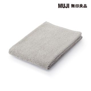 【MUJI 無印良品】棉圈絨可剪裁浴巾/薄型/淺灰(70*140cm)