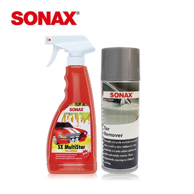 【SONAX】高效除柏油劑+萬用清潔劑(柏油去除劑.柏油清潔.萬用清潔.車漆清潔)