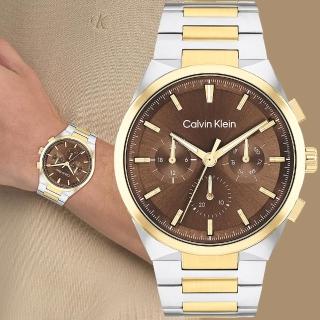 【Calvin Klein 凱文克萊】CK Distinguish 日曆手錶-44mm(25200442)