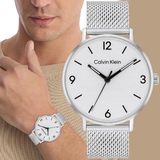 【Calvin Klein 凱文克萊】CK Modern 米蘭帶手錶-42mm(25200433)