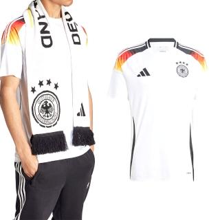 【adidas 愛迪達】Adidas DFB H JSY 男款 白色 圓領 德國隊 主場足球上衣 吸濕排汗 短袖 IP8139