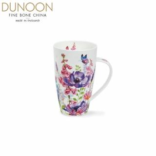 【DUNOON】微風花影馬克杯-紫-600ml(100%英國製骨瓷馬克杯)