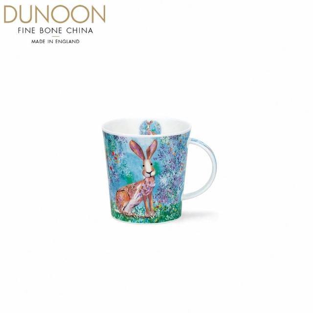 【DUNOON】迷幻之森馬克杯-兔子-320ml(100%英國製骨瓷馬克杯)