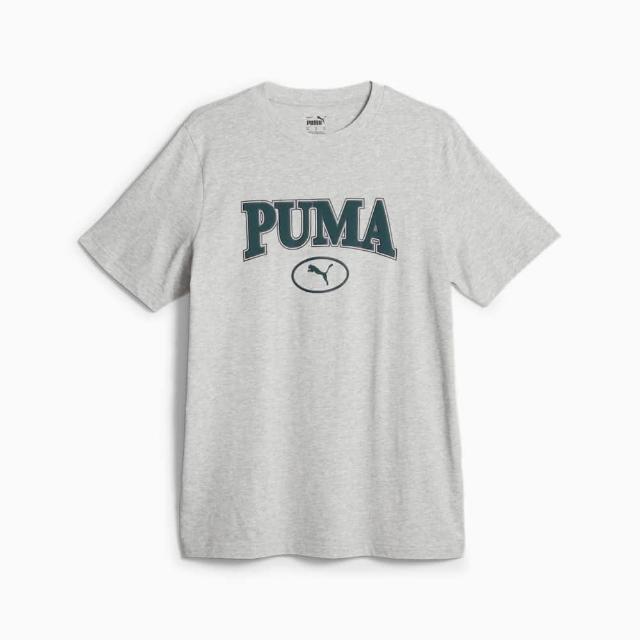 【PUMA】基本系列 LOGO圖樣 短袖 T恤 男 灰(67601304 ∞)