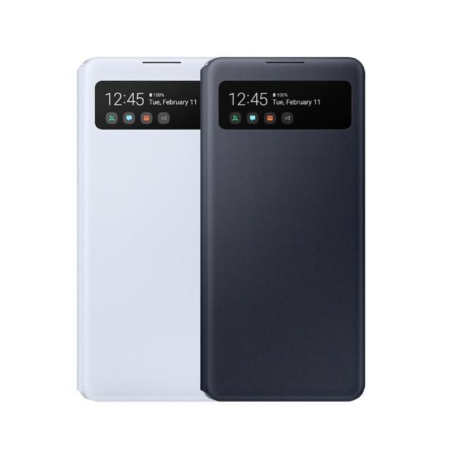 【SAMSUNG 三星】全新品 包裝已拆 Galaxy A71 5G 原廠透視感應皮套(台灣公司貨)