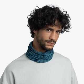 【BUFF】Coolnet抗UV頭巾-狂野藍綠(脖圍/保暖/登山健行/面罩/國旅)