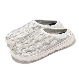 【MERRELL】洞洞鞋 Hydro Mule SE 女鞋 白 透氣 水陸兩用 戶外鞋 異形鞋 休閒鞋(ML006988)
