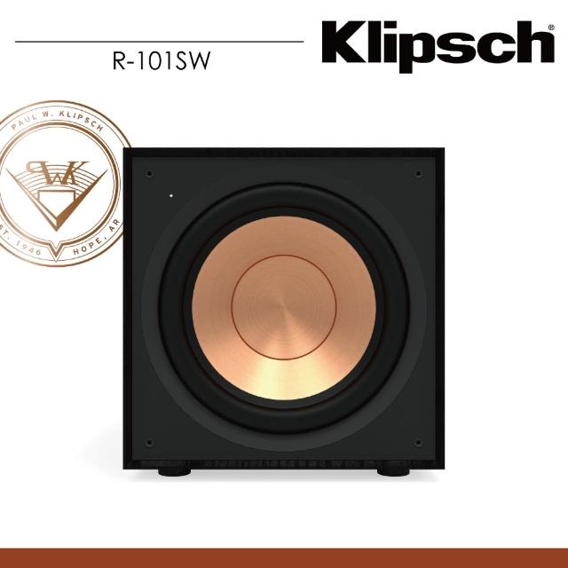 【Klipsch】R-101SW主動式超低音喇叭(送德國Oehlbach超低音線)
