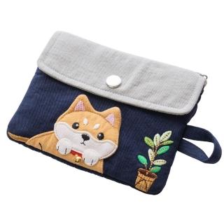 【KIRO 貓】柴犬寶寶 拉鍊 壓扣 零錢包(820258003)