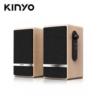 【KINYO】US-260 USB二件式木質音箱