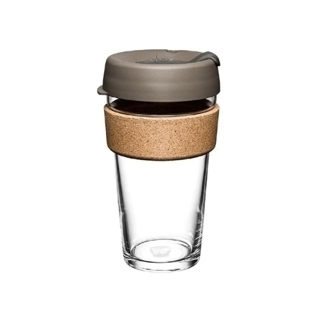 【KeepCup】軟木隨行杯 454ml - 重烘焙(強化玻璃製成、耐熱、耐震度高)