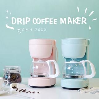 【KINYO】四杯滴漏式美式咖啡機(耐熱玻璃壺/防滴漏裝置)
