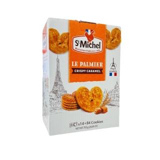 【美式賣場】St Michel 焦糖奶油蝴蝶酥餅乾(50公克 X 14包)