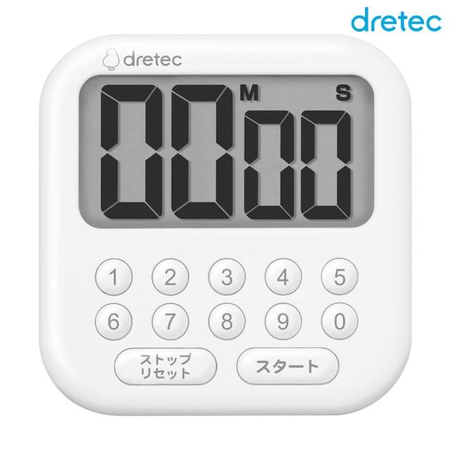 【DRETEC】日本 Dretec Shabon10 10鍵式大螢幕烹飪料理計時器(學習計時器 T-616)