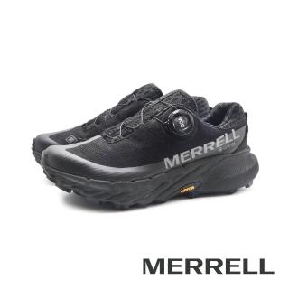 【MERRELL】男 AGILITY PEAK 5 BOA GORE-TEX 防水輕量戶外運動鞋 男鞋(黑)