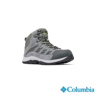 【Columbia 哥倫比亞官方旗艦】男款-CRESTWOODOmni-Tech防水高筒登山鞋-灰色(UBI53710GY/IS)