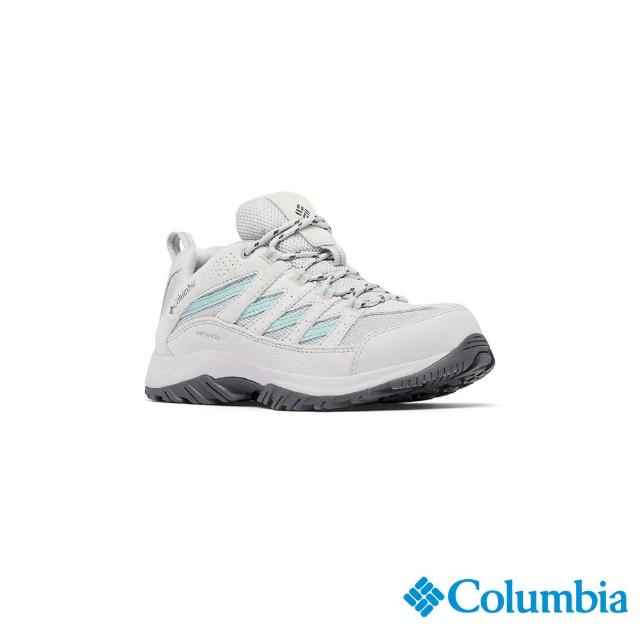 【Columbia 哥倫比亞】女款-CRESTWOODOmni-Tech防水登山鞋-淺灰色(UBK53720LY/IS)