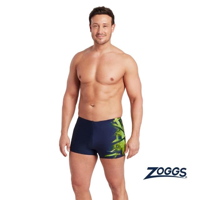 【Zoggs】男性《投影意趣》 運動四角泳褲(成人泳褲/男人泳褲/比賽泳褲/訓練泳褲/鐵人泳褲)