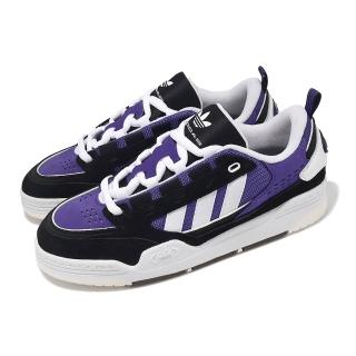 【adidas 愛迪達】休閒鞋 Adi2000 男鞋 黑 紫 復古 三葉草 愛迪達(GZ6201)