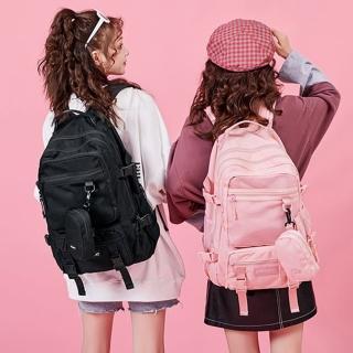 【LEEHER】女生/包包/情侶包包/大學生後背包/大容量後背包/多隔層包包/可愛書包/旅行背包/防潑水後背包