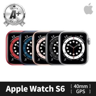 【Apple】A+ 級福利品 Apple Watch S6 GPS 40mm 鋁金屬錶殼(副廠配件/錶帶顏色隨機)