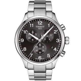 【TISSOT 天梭】福利品 Chrono XL 韻馳系列都會計時腕錶-45mm(T1166171105701)