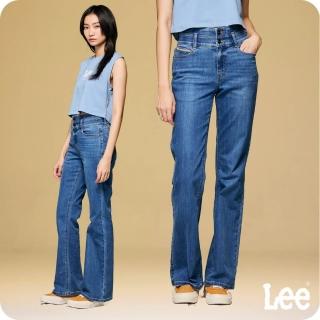 【Lee】女裝 牛仔褲 / 427 高腰標準 喇叭靴型 中藍洗水(LB417047803)