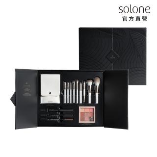 【Solone】春日訂製禮盒(含旅行刷7款、9色眼影盤、極細睫毛膏、眼線2色)